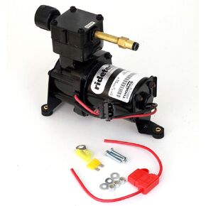 طقم ضاغط هواء عالمي Ridetech 31920002 Thomas Oilless 150 PSI 12v - نظام تعليق هوائي للسيارة والشاحنات - طراز 319CDC50/12، عالي الكفاءة وشديد التحمل، اهتزاز هادئ/منخفض الضوضاء