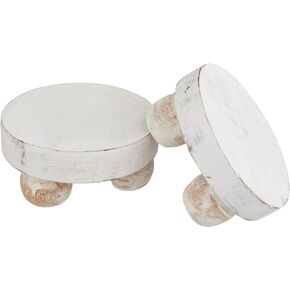 مجموعة هدايا عيد الفصح مكونة من 2 حامل عرض خشبي لديكور المنزل وحامل عرض دائري بقاعدة دائرية وحامل ملحقات الحمام وحامل نباتي وطاولة علوية للمطبخ ومجموعة منظم متعددة الأغراض in Kuwait