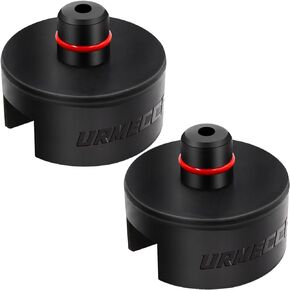 Car Jack Stand Adapters for Tesla Model 3 model3 Model Y modely Model S and Model X, Axle Jack Stand Adapter Pucks, Rubber Jack Pad Pucks Lifting Plugs - fits 3 Tons Jackstand, Set of 2