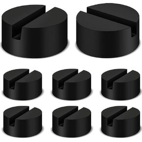 8 قطع من وسادة الرافعة المطاطية، وسادة حامل عالمية، وسادة رافعة أرضية تحافظ على محول مقبس اللحام، إطار مشقوق، حامي السكك الحديدية لطلاء السيارة ورفع المعدن الآمن للمركبة in Kuwait