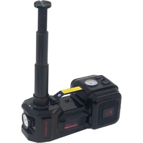 Electric Car Jack 5Ton 12V Car Jack Hydraulic (Lifting Range: 6.1~17.7 inch) with Inflator Portable Jack for Car SUV Sedan MPV Tire Changing Repair Emergency Kit