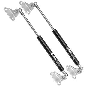 15 Inch 67Lb/300N Gas Spring Struts Lift Supports for RV Bed Tool Box Cabinet Floor Hatch Trash Bin Outdoor Bench 2Pcs by IAQWE