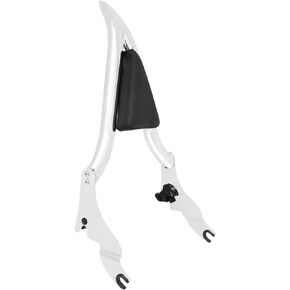 HDBUBALUS Motorcycle Sissy Bar Detachable Split Rear Passenger Backrest Fit for Harley Touring Road King Road Glide Street Glide 2009-2022 (18 inch, Chrome)