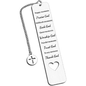 Religious Wedding Gifts for Groom Christian Bookmark Baptism Bible Verse Gift for Men Dad Easter Scripture Catholic Gifts for Him Friends First Communion Gift for Godchild Son Brother Valentines Gift