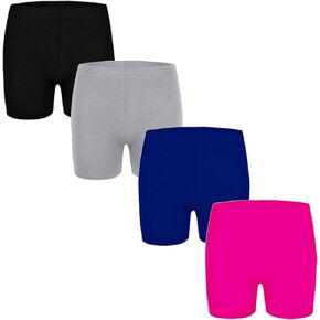 Girls Dance Shorts Under Dress 4-Pack