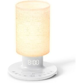 ساعة منبه مزدوجة من REACHER Sunrise، مصباح طاولة بجانب السرير يعمل باللمس، مصباح إضاءة ليلي لغرفة النوم بـ 12 لونًا مع مؤقت، 0-100% ساعة باهتة، قيلولة بعد الظهر للبالغين والأطفال in Kuwait