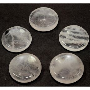1PC Clear Quartz Stand for Sphere/Egg Polished 40mm Worry Stone Natural Gemstone Crystal Mineral Meditation Stone Specimen - India