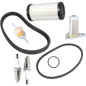 WFLNHB Gas Golf Cart Kit (96+) with Oil Filter Drive/Starter Belt Replacement for EZGO TXT/ST350