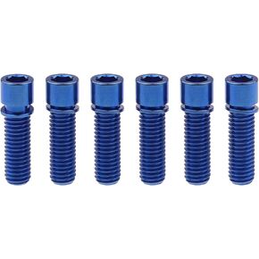 M8 x 20mm Titanium Ti Bolt with Washer for BMX Bicycle Stem Pack of 6