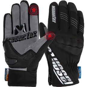 Winter Motorcycle Gloves, Rainproof Riding Gloves with Touchscreen, Motorcycle Winter Gloves for Men Women, Cold Weather Motorcycle Gloves for ATV UTV Snowmobile Riding, Motocross