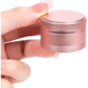 Small Metal Pill Box Pill Container - Waterproof Travel Pill Case for Purse Pocket, Portable Single Round Medecine Organizer Daily Vitamin Medication Pill Holder Pink