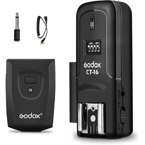 Godox CT-16 Wireless Radio Flash Trigger Receiver Kit for Canon Nikon Pentax DSLR Camera Studio