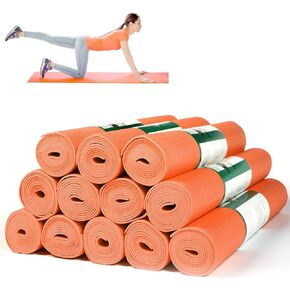 12 Pieces Yoga Mats Bulk 68 x 24 x 0.12 Inch Exercise Mats Non Slip Fitness Mats Workout Mats for Women Men Home Workout Gym Yoga