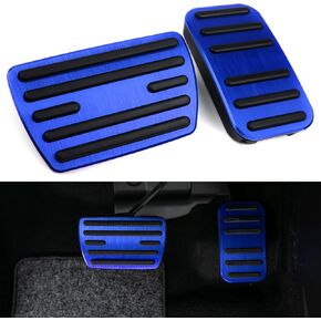 CKE for Honda Civic CRV Odyssey Pilot Passport Ridgeline Insight Accessories Sporty Car Pedals Foot Pedal Covers Brake and Accelerator Pedal Pads -Blue