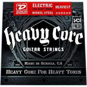 3 Sets of Dunlop DHCN1254 Heaviest Core 6/SET Electric Strings