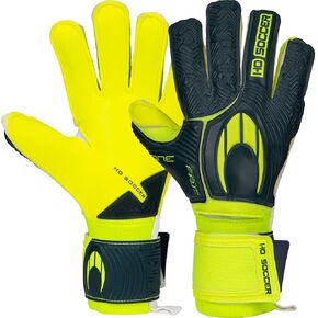 HO Soccer ONE Flat Protek Maze Lime Goalie Goalkeeper Gloves for Youth&Adult