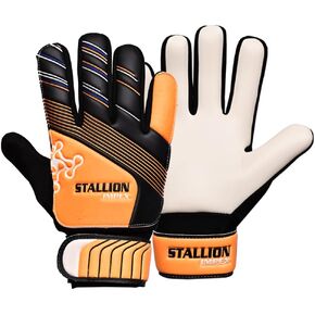 Soccer Goalie Gloves for Kids with Latex Palm,Goalkeeper Gloves Kids with Finger and Wrist Protection,Anti Slip Soccer Football Gloves with Size (4,5,6)