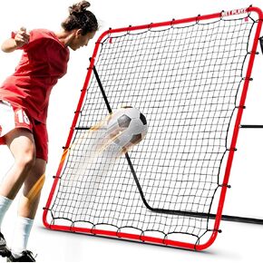 Soccer Rebound Net Rebounder | Skill Training Gifts, Aids & Equipment for Kids Teens & All Ages - Kick-Back/Perfect Storage