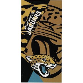 Northwest NFL Jacksonville Jaguars NFL 30 x 60 Inch Beach Towel, Puzzle Design