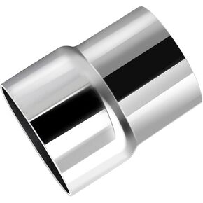 EASYBERG 2.75 بوصة معرف إلى 2.5 بوصة OD مخفض محول أنبوب العادم عالمي، مخفض توصيل العادم من الفولاذ المقاوم للصدأ، الطول الإجمالي 3.5 بوصة in Kuwait