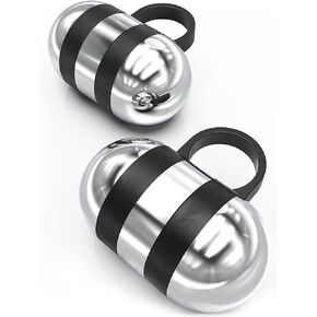 Synergee Cardio Hand Weights. Steel Hand Weights Dumbbell Set with Anti-Slip Silicone Finger Loop for Workout, Fitness, Training for Men and Women. Sold In Pairs. Available in 1lb, 1.5lb and 2lb Sets