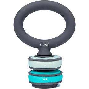 مجموعة Cubii Build Kettlebell القابلة للتعديل - تتضمن حلقتين ناعمتين من Cubii قابلة للإزالة وقابلة للتبديل