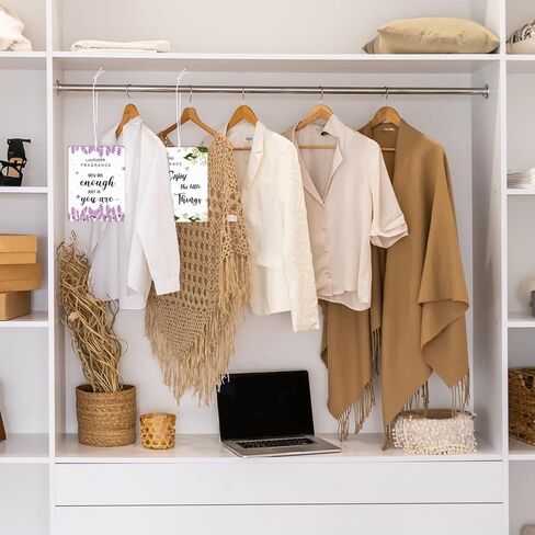 12 قطعة من معطرات الخزانة الملهمة، أكياس معطرة تحفيزية، مزيل الروائح الكريهة، كيس معطر للمنزل، معطر هواء للسيارة، أكياس معلقة طويلة الأمد للأدراج والخزائن للنساء in Kuwait