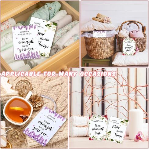 12 قطعة من معطرات الخزانة الملهمة، أكياس معطرة تحفيزية، مزيل الروائح الكريهة، كيس معطر للمنزل، معطر هواء للسيارة، أكياس معلقة طويلة الأمد للأدراج والخزائن للنساء in Kuwait