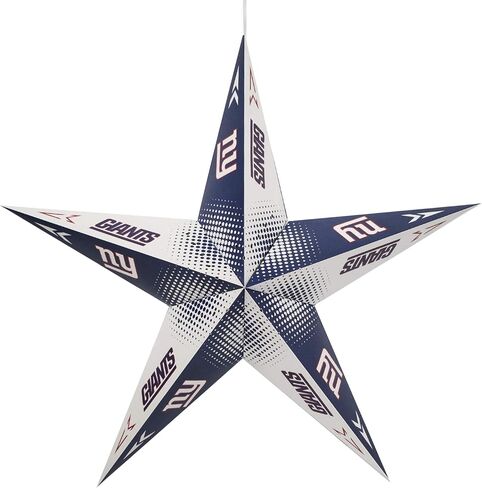 Littlearth Unisex-Adult NFL New York Giants Star Lantern, Team Color, One Size (300208-GIAN) in Saudi Arabia