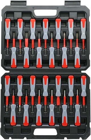 مجموعة أدوات إزالة الأطراف العالمية (26 قطعة) - تحل محل مجموعة أدوات إصدار موصل أسلاك السيارة العالمية - استخراج الدبابيس بأقل قدر من الضرر من in Kuwait