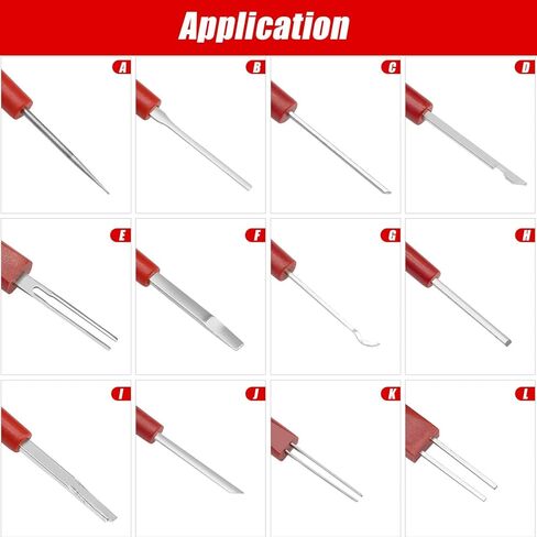 مجموعة أدوات إزالة الأطراف العالمية (26 قطعة) - تحل محل مجموعة أدوات إصدار موصل أسلاك السيارة العالمية - استخراج الدبابيس بأقل قدر من الضرر من in Kuwait