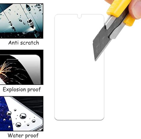 (3 عبوات) واقي شاشة صلابة 9H لهاتف Samsung Galaxy S22 5G - خالٍ من الفقاعات - مقاوم للخدش - سهل التركيب، واقي شاشة من الزجاج المقوى متوافق مع Samsung Galaxy S22 5G in Kuwait