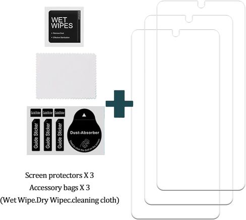 (3 عبوات) واقي شاشة صلابة 9H لهاتف Samsung Galaxy S22 5G - خالٍ من الفقاعات - مقاوم للخدش - سهل التركيب، واقي شاشة من الزجاج المقوى متوافق مع Samsung Galaxy S22 5G in Kuwait