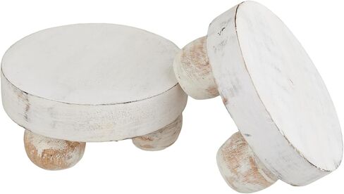 مجموعة هدايا عيد الفصح مكونة من 2 حامل عرض خشبي لديكور المنزل وحامل عرض دائري بقاعدة دائرية وحامل ملحقات الحمام وحامل نباتي وطاولة علوية للمطبخ ومجموعة منظم متعددة الأغراض in Kuwait