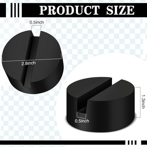 8 قطع من وسادة الرافعة المطاطية، وسادة حامل عالمية، وسادة رافعة أرضية تحافظ على محول مقبس اللحام، إطار مشقوق، حامي السكك الحديدية لطلاء السيارة ورفع المعدن الآمن للمركبة in Kuwait