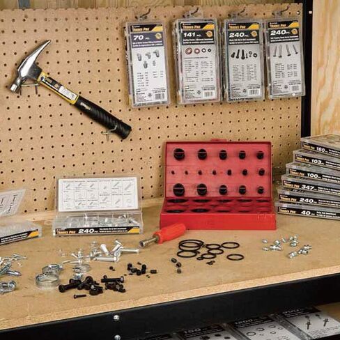 Trades Pro 836344 240 قطعة من مجموعة صواميل ومسامير الزنك المترية، حزمة مختلطة in Saudi Arabia