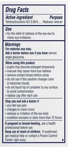 قطرات فيسين الأصلية لتخفيف احمرار العين للعيون الحمراء وتهيج العين، 0.5 أونصة سائلة. أوقية in Kuwait