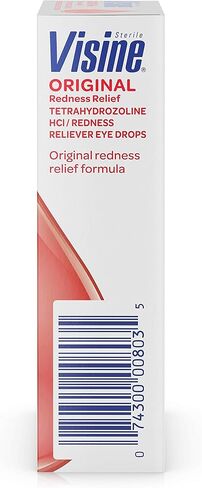 قطرات فيسين الأصلية لتخفيف احمرار العين للعيون الحمراء وتهيج العين، 0.5 أونصة سائلة. أوقية in Kuwait