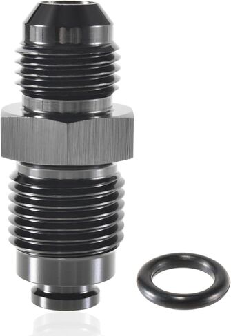 6AN Steering Bump Tube Adapter to M16 X 1.5 O-Ring-AN6 Male Flare Power Steering Adapter(Black Anodized) in Saudi Arabia