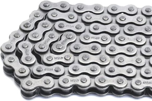 سلسلة 415H-110L شديدة التحمل سلسلة معززة 415 سلسلة 110 وصلة متوافقة مع 2 شوط 49cc 60cc 66cc 80cc دراجة تعمل بالغاز بمحرك دراجة نارية يصعب للغاية قطعها بواسطة قاطع السلسلة in Kuwait