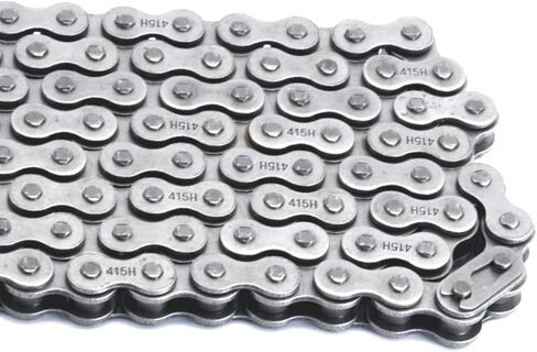 سلسلة 415H-110L شديدة التحمل سلسلة معززة 415 سلسلة 110 وصلة متوافقة مع 2 شوط 49cc 60cc 66cc 80cc دراجة تعمل بالغاز بمحرك دراجة نارية يصعب للغاية قطعها بواسطة قاطع السلسلة in Kuwait