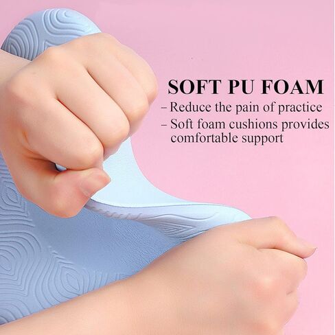 قطعتان من وسادات ركبة اليوجا، دعامات وإكسسوارات يوجا سميكة للغاية للنساء والرجال وسائد للركبتين والمرفقين، سجادات يوجا غير قابلة للانزلاق لدعم الركوع للياقة البدنية، والسفر، والتأمل، والركوع، والبيلاتيس، والأرضيات in Kuwait
