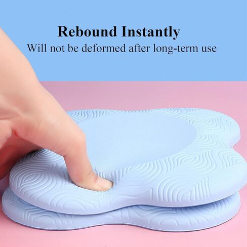 قطعتان من وسادات ركبة اليوجا، دعامات وإكسسوارات يوجا سميكة للغاية للنساء والرجال وسائد للركبتين والمرفقين، سجادات يوجا غير قابلة للانزلاق لدعم الركوع للياقة البدنية، والسفر، والتأمل، والركوع، والبيلاتيس، والأرضيات in Kuwait