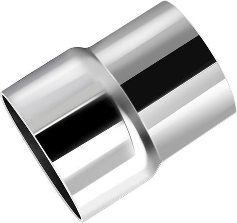 EASYBERG 2.75 بوصة معرف إلى 2.5 بوصة OD مخفض محول أنبوب العادم عالمي، مخفض توصيل العادم من الفولاذ المقاوم للصدأ، الطول الإجمالي 3.5 بوصة in Kuwait