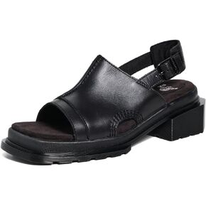 Dr. Martens Women's Maybole Open Toe Black Wanama Sandals