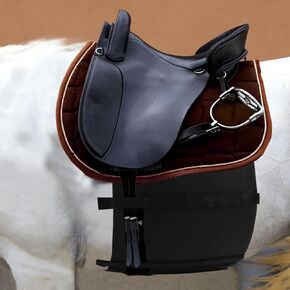 horse Belly Band for Spur Protection, horse Protective Belly Guard，belly guard for horse，belly wrap horse black Elastic Horse Belly Protection Band horse anti friction and anti-scratch