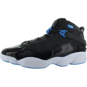 Jordan 6 Rings Men's Shoes (322992-041, Anthracite/Black/White/University Blue) Size 10.5