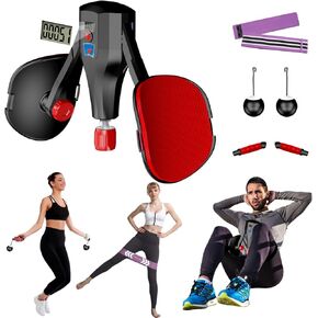 4 in 1 Thigh Master, 0-60 KG Resistance Kegel Trainer Pro with 4 Replaceable Accessories, Thigh Trainer Toner Thigh Exerciser for Training The Inner Thighs, Arms and Buttocks