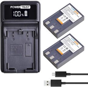 2Pack NB-1LH NB-1L Battery + LED USB Charger for Canon IXY Digital 200 200a 300 300a 320 400 430 450 500 S200 S230 S330 PowerShot S200 S230 S300 S330 S400 S410 S500 Cameras