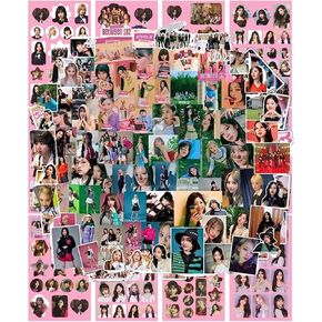 300PCS Twice Stickers Cartoon Laptop Sticker Great for Skateboard Car Bicycle Door Snowboard Waterproof Schoolbags(Purple)